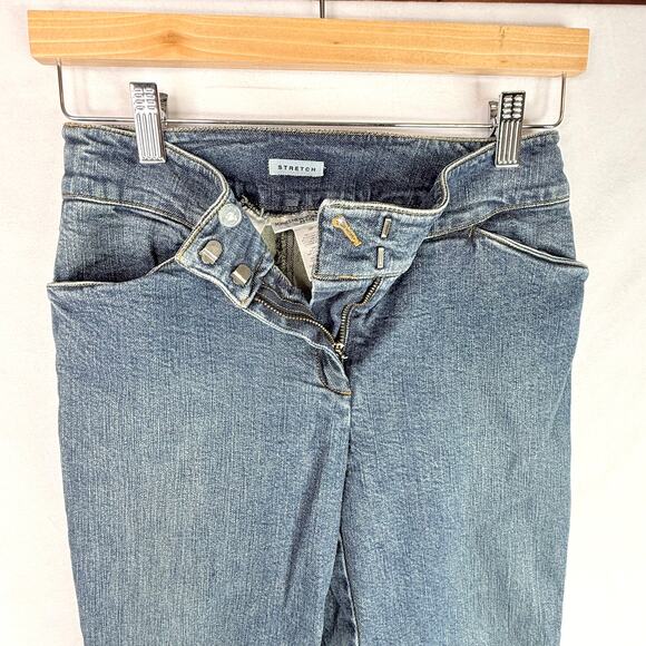 Jones NY Sport Petite Low Rise Straight Leg Jeans - Picture 6 of 7